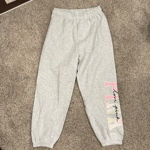 NWOT Victoria’s Secret Pink Campus Sweatpant size M.